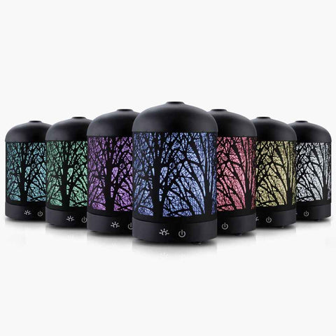 Darrahopens Appliances > Aroma Diffusers & Humidifiers > Aroma Diffusers Black Aroma Diffuser 160 ml, Ultrasonic Aromatherapy Humidifier