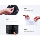 Darrahopens Appliances > Aroma Diffusers & Humidifiers > Aroma Diffusers Black Aroma Diffuser 160 ml, Ultrasonic Aromatherapy Humidifier
