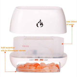 Darrahopens Appliances > Aroma Diffusers & Humidifiers > Aroma Diffusers Black Aroma Diffuser with Himalayan Salt Stones