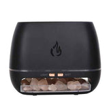 Darrahopens Appliances > Aroma Diffusers & Humidifiers > Aroma Diffusers Black Aroma Diffuser with Himalayan Salt Stones