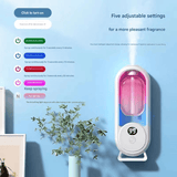 Darrahopens Appliances > Aroma Diffusers & Humidifiers > Aroma Diffusers Black Smart Aromatherapy Diffuser - Ultrasonic Mist Air Freshener with LED Light and Wall Mount