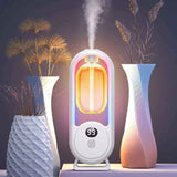 Darrahopens Appliances > Aroma Diffusers & Humidifiers > Aroma Diffusers Black Smart Aromatherapy Diffuser - Ultrasonic Mist Air Freshener with LED Light and Wall Mount