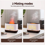 Darrahopens Appliances > Aroma Diffusers & Humidifiers > Aroma Diffusers Devanti Aroma Diffuser Aromatherapy Flame 200ml