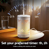 Darrahopens Appliances > Aroma Diffusers & Humidifiers > Aroma Diffusers Devanti Ultrasonic Aroma Diffuser Aromatherapy 100ml LED Lights Iron Humidifier Forest