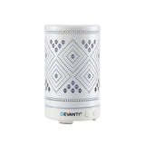 Darrahopens Appliances > Aroma Diffusers & Humidifiers > Aroma Diffusers Devanti Ultrasonic Aroma Diffuser Aromatherapy 100ml LED Lights Iron Humidifier Forest
