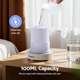 Darrahopens Appliances > Aroma Diffusers & Humidifiers > Aroma Diffusers Devanti Ultrasonic Aroma Diffuser Aromatherapy 100ml LED Lights Iron Humidifier Forest