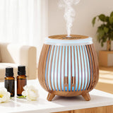 Darrahopens Appliances > Aroma Diffusers & Humidifiers > Aroma Diffusers Devanti Ultrasonic Aroma Diffuser Aromatherapy 140ml LED Lights Iron Humidifier Forest Deep Wood