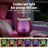 Darrahopens Appliances > Aroma Diffusers & Humidifiers > Aroma Diffusers Devanti Ultrasonic Aroma Diffuser Aromatherapy 140ml LED Lights Iron Humidifier Forest Deep Wood
