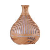 Darrahopens Appliances > Aroma Diffusers & Humidifiers > Aroma Diffusers Devanti Ultrasonic Aroma Diffuser Aromatherapy 400ml LED Lights Iron Humidifier Forest Light wood grain