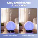 Darrahopens Appliances > Aroma Diffusers & Humidifiers > Aroma Diffusers Devanti Ultrasonic Aroma Diffuser Aromatherapy Moon Lamp 100ml
