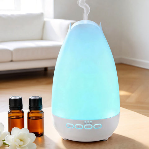 Darrahopens Appliances > Aroma Diffusers & Humidifiers > Aroma Diffusers Devanti Ultrasonic Essential Oil Aroma Diffuser Aromatherapy Cool Mist Humidifier w/ LED Light 300ml