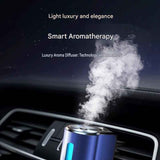 Darrahopens Appliances > Aroma Diffusers & Humidifiers > Aroma Diffusers Grey Car Vent Air Freshener Diffuser (Includes a 10ml empty essential oil bottle) 3-Speed Adjustable Aroma Atomiser – Compact Aluminum Alloy USB Essential Oil Car Fragrance Clip