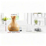 Darrahopens Appliances > Aroma Diffusers & Humidifiers > Aroma Diffusers Light Wood Aroma Diffuser 400 ml, Ultrasonic Aromatherapy Humidifier