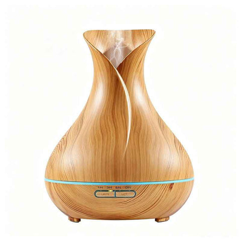Darrahopens Appliances > Aroma Diffusers & Humidifiers > Aroma Diffusers Light Wood Aroma Diffuser 400 ml, Ultrasonic Aromatherapy Humidifier