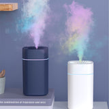 Darrahopens Appliances > Aroma Diffusers & Humidifiers > Aroma Diffusers White 2-in-1 Ultrasonic Air Humidifier & Essential Oil Diffuser with 7-Color LED Night Light - Quiet Desktop Mini Humidifier for Home, Office, Bedroom