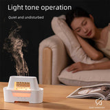 Darrahopens Appliances > Aroma Diffusers & Humidifiers > Aroma Diffusers White 300ml Ultrasonic Aroma Diffuser with Cracked Light Design - Cool Mist Humidifier for Home and Office