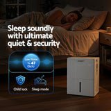 Darrahopens Appliances > Aroma Diffusers & Humidifiers > Dehumidifiers Devanti 30L/Day Dehumidifier Home Air Dryer Mould Moisture 4.7L Tank