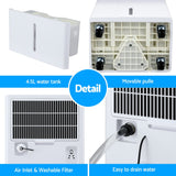 Darrahopens Appliances > Aroma Diffusers & Humidifiers > Dehumidifiers Devanti 30L/Day Dehumidifier Home Air Dryer Mould Moisture 4.7L Tank