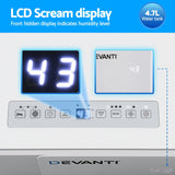 Darrahopens Appliances > Aroma Diffusers & Humidifiers > Dehumidifiers Devanti 30L/Day Dehumidifier Home Air Dryer Mould Moisture 4.7L Tank