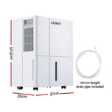 Darrahopens Appliances > Aroma Diffusers & Humidifiers > Dehumidifiers Devanti 30L/Day Dehumidifier Home Air Dryer Mould Moisture 4.7L Tank
