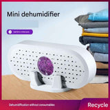 Darrahopens Appliances > Aroma Diffusers & Humidifiers > Dehumidifiers Mini Rechargeable Dehumidifier for Wardrobes, Closets and Shoe Cabinets, Reusable Moisture Absorber with Colour Indicator, Compact Anti-Mould Humidity Control Device