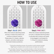 Darrahopens Appliances > Aroma Diffusers & Humidifiers > Dehumidifiers Mini Rechargeable Dehumidifier for Wardrobes, Closets and Shoe Cabinets, Reusable Moisture Absorber with Colour Indicator, Compact Anti-Mould Humidity Control Device