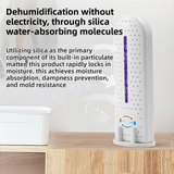 Darrahopens Appliances > Aroma Diffusers & Humidifiers > Dehumidifiers Mini Renewable Dehumidifier Device for Cupboard Drawer Basement – Wireless Rechargeable Silica Gel Wardrobe Moisture Absorber & Anti-Mould Dessicant Dryer Box
