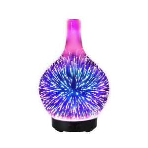 Darrahopens Appliances > Aroma Diffusers & Humidifiers Devanti Ultrasonic Aroma Aromatherapy Diffuser 3D Light Oil Firework Humidifier