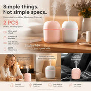 Darrahopens Appliances > Aroma Diffusers & Humidifiers > Humidifiers 2 Pack Nordic Pink & Glacier White Humidifier Mix Pair In Australia - Darrahopens