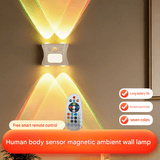 Darrahopens Appliances > Aroma Diffusers & Humidifiers > Humidifiers 3PCS Smart Home Atmosphere Set – Green USB Rechargeable Camera Humidifier & 2pcs Black RGB Motion Sensor Wall Light, Magnetic Wireless Night Lamp with Remote Control for Bedroom, Living Room & Office