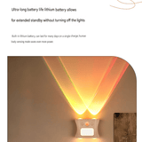 Darrahopens Appliances > Aroma Diffusers & Humidifiers > Humidifiers 3PCS Smart Home Atmosphere Set – Pink USB Rechargeable Camera Humidifier & 2pcs Black RGB Motion Sensor Wall Light, Magnetic Wireless Night Lamp with Remote Control for Bedroom, Living Room & Office