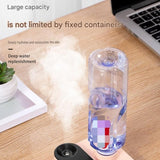 Darrahopens Appliances > Aroma Diffusers & Humidifiers > Humidifiers 3PCS Smart Home Atmosphere Set – Pink USB Rechargeable Camera Humidifier & 2pcs Black RGB Motion Sensor Wall Light, Magnetic Wireless Night Lamp with Remote Control for Bedroom, Living Room & Office