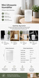 Darrahopens Appliances > Aroma Diffusers & Humidifiers > Humidifiers 4 Pack USB Humidifier White, Bulk Holiday Gift In Australia - Darrahopens