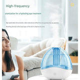 Darrahopens Appliances > Aroma Diffusers & Humidifiers > Humidifiers Blue 1.5L Ultrasonic Humidifier with 360° Rotating Mist Nozzle, Quiet Aroma Diffuser & 7-Color Night Light, ABS Desktop Air Moisturizer for Bedroom, Office & Home