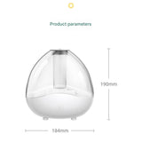 Darrahopens Appliances > Aroma Diffusers & Humidifiers > Humidifiers Blue 1.5L Ultrasonic Humidifier with 360° Rotating Mist Nozzle, Quiet Aroma Diffuser & 7-Color Night Light, ABS Desktop Air Moisturizer for Bedroom, Office & Home