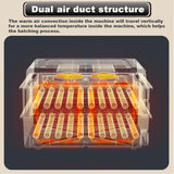 Darrahopens Appliances > Aroma Diffusers & Humidifiers > Humidifiers CARLA HOME 128 Egg Incubator with Automatic Turning, LED Display, Humidity & Temperature Control, Auto Water System & Built-in Egg Candler for Chicken, Duck, Quail, Goose