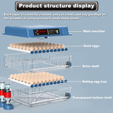Darrahopens Appliances > Aroma Diffusers & Humidifiers > Humidifiers CARLA HOME 128 Egg Incubator with Automatic Turning, LED Display, Humidity & Temperature Control, Auto Water System & Built-in Egg Candler for Chicken, Duck, Quail, Goose