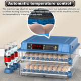 Darrahopens Appliances > Aroma Diffusers & Humidifiers > Humidifiers CARLA HOME 128 Egg Incubator with Automatic Turning, LED Display, Humidity & Temperature Control, Auto Water System & Built-in Egg Candler for Chicken, Duck, Quail, Goose
