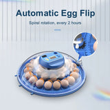 Darrahopens Appliances > Aroma Diffusers & Humidifiers > Humidifiers CARLA HOME 52 Egg Incubator with Automatic Turning, LED Display, Humidity & Temperature Control, Auto Water System & Built-in Egg Candler for Chicken, Duck, Quail, Goose
