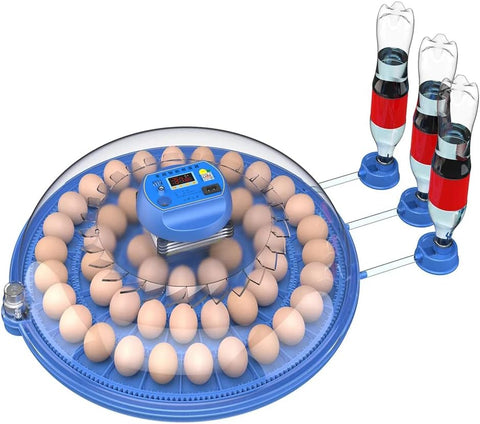 Darrahopens Appliances > Aroma Diffusers & Humidifiers > Humidifiers CARLA HOME 52 Egg Incubator with Automatic Turning, LED Display, Humidity & Temperature Control, Auto Water System & Built-in Egg Candler for Chicken, Duck, Quail, Goose