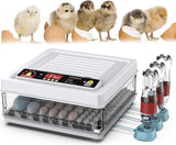 Darrahopens Appliances > Aroma Diffusers & Humidifiers > Humidifiers CARLA HOME 70 Egg Incubator with Automatic Turning, LED Display, Humidity & Temperature Control, Auto Water System & Built-in Egg Candler for Chicken, Duck, Quail, Goose