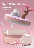 Darrahopens Appliances > Aroma Diffusers & Humidifiers > Humidifiers Cherry Blossom Pink USB Portable Bionic Landscape Humidifier and Creative Potted Plant Air Diffuser - 7-Color Night Light & 2-Mode Mist Timer