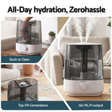 Darrahopens Appliances > Aroma Diffusers & Humidifiers > Humidifiers Devanti Ultrasonic Humidifier Aroma Diffuser Top Fill Quiet Bedroom 6L