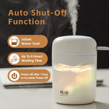 Darrahopens Appliances > Aroma Diffusers & Humidifiers > Humidifiers Living Today Mini LED Ultrasonic Humidifier 300ml
