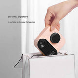 Darrahopens Appliances > Aroma Diffusers & Humidifiers > Humidifiers Pink Mini Camera Humidifier, USB Rechargeable Portable Water Bottle Humidifier with LED Night Light, Wireless Desktop Mist Maker for Office, Bedroom, Travel & Car