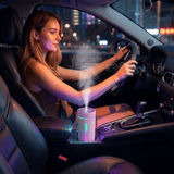 Darrahopens Appliances > Aroma Diffusers & Humidifiers > Humidifiers Pink USB Rechargeable Car Aroma Diffuser Humidifier with Ambient Light, 300ml Portable Mist Air Freshener for Vehicle Office Home In Australia - Darrahopens