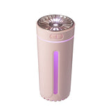 Darrahopens Appliances > Aroma Diffusers & Humidifiers > Humidifiers Pink USB Rechargeable Car Aroma Diffuser Humidifier with Ambient Light, 300ml Portable Mist Air Freshener for Vehicle Office Home In Australia - Darrahopens
