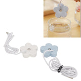 Darrahopens Appliances > Aroma Diffusers & Humidifiers > Humidifiers Small Flower USB Humidifier Creative Cute Atomization Mist Maker Portable Waterproof Air Humidifier White Blue In Australia - Darrahopens