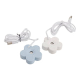 Darrahopens Appliances > Aroma Diffusers & Humidifiers > Humidifiers Small Flower USB Humidifier Creative Cute Atomization Mist Maker Portable Waterproof Air Humidifier White Blue In Australia - Darrahopens
