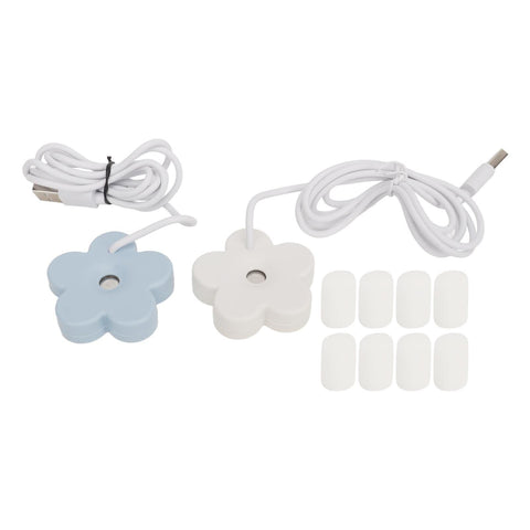 Darrahopens Appliances > Aroma Diffusers & Humidifiers > Humidifiers Small Flower USB Humidifier Creative Cute Atomization Mist Maker Portable Waterproof Air Humidifier White Blue In Australia - Darrahopens